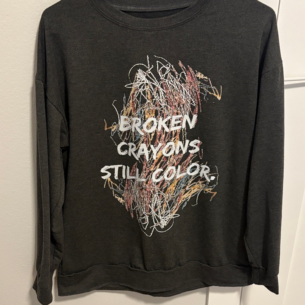 Graphic Black Sweatshirt
